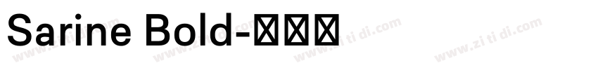 Sarine Bold字体转换